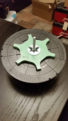 Spool Rewinder for Da Vinci | 3d print model