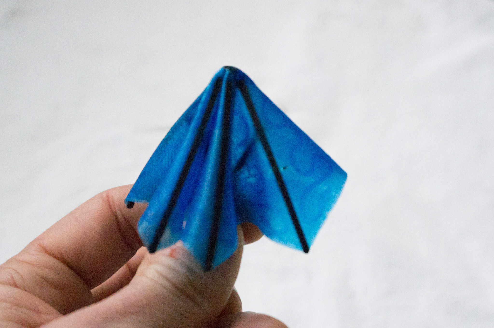 Toy umbrella - collapsible with translucent top