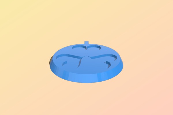 Bezier Heart Armulett | 3d print model