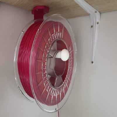 Under shelf filament spool holder hook | 3d print model