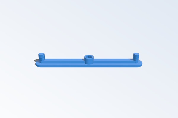Double Dual Stereo Microphone holder | 3d print model