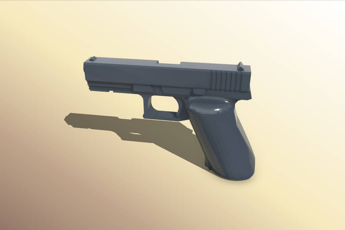Glock 17 for Lego Minifigures | 3d print model