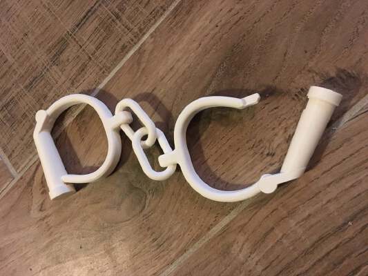 Darby Handcuffs | Realistic | 3d print model