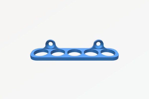 Felt Pen Wall-mount Rack | 3d print model