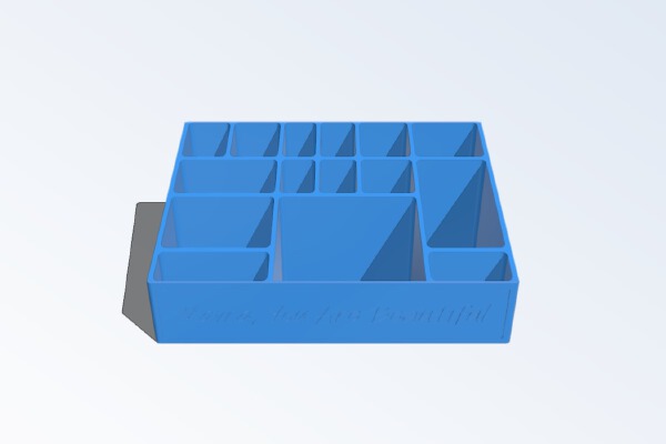 Mother's Day Makeup Caddy | 3d print model