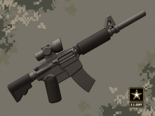 M4A1 for Lego Minifigures | 3d print model
