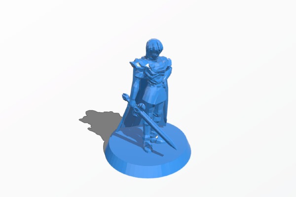 Super Smash Bros Brawl Marth trophy | 3d print model