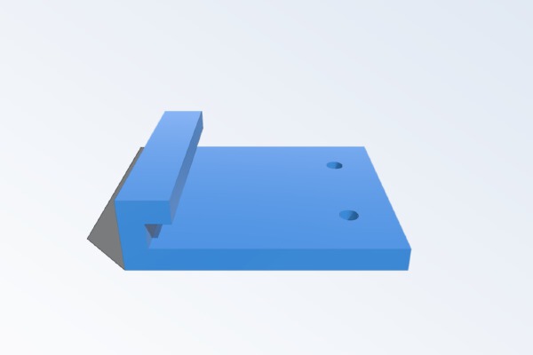Rigidbot Clamp for Monitor Holder and Display Housing | 3d print model