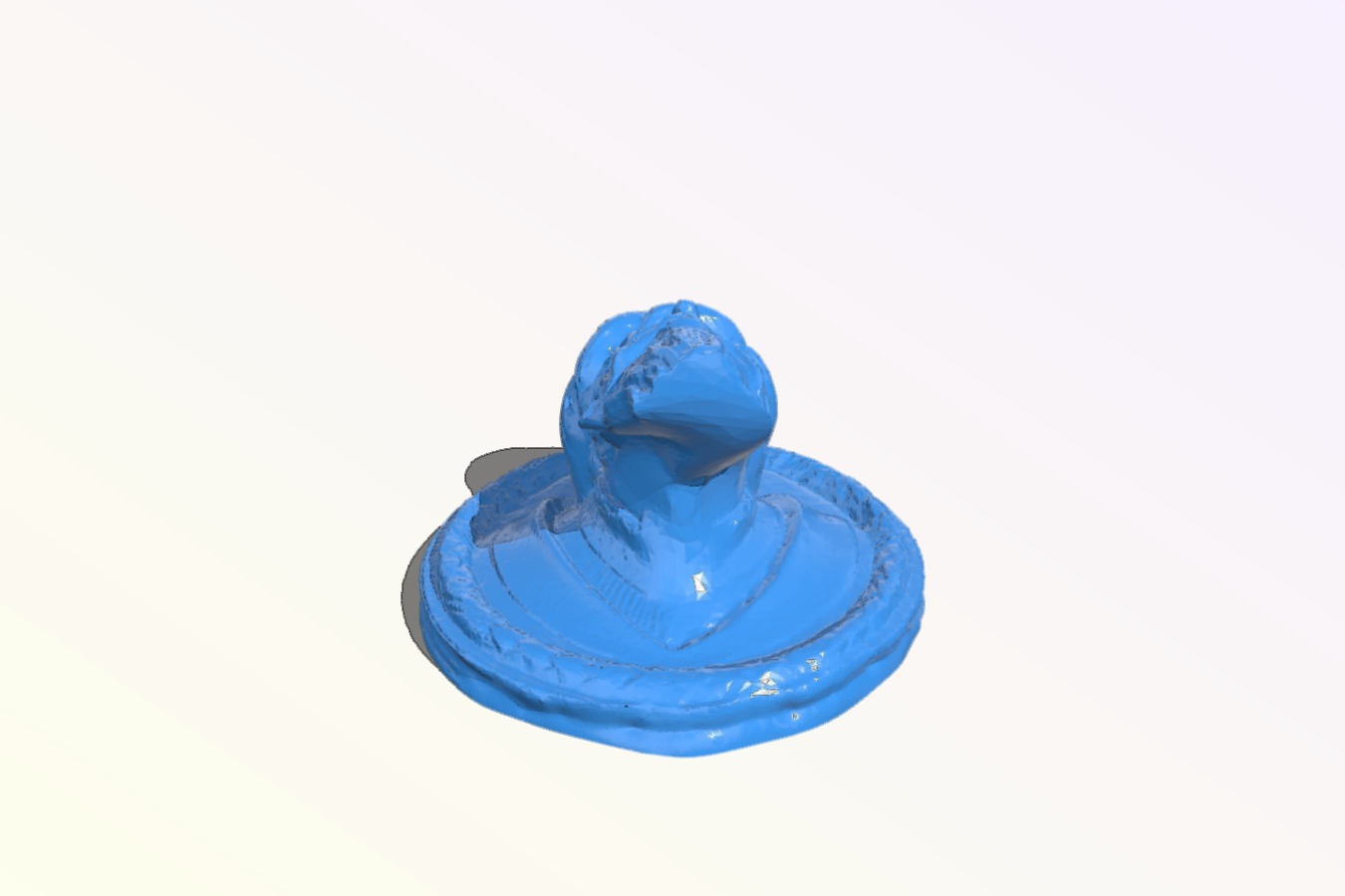 Cannon Sculpture Wall Hanger (Man's Head 3D Scan)
