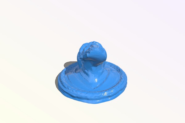 Cannon Sculpture Wall Hanger (Man's Head 3D Scan) | 3d print model