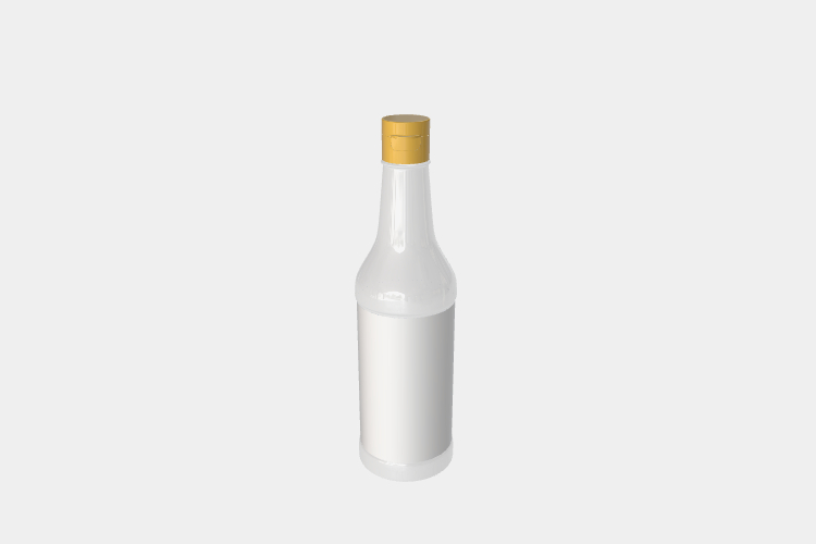 Fish Sauce Bottle Mockup