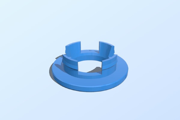 Parasol replacement washer _ gasket | 3d print model