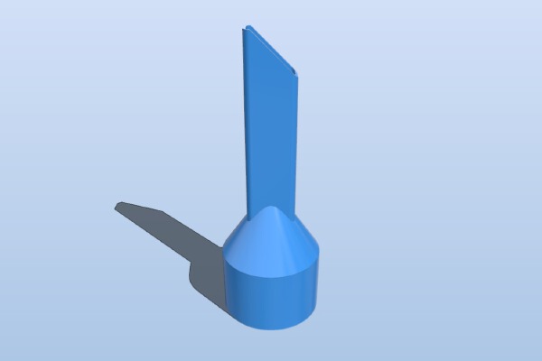 Rigid Vacuum Crevice Tool | 3d print model