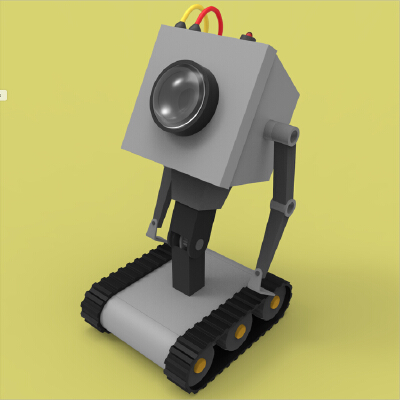 Butter Passing Robot (CAD by Fuzzy Noodle) | 3d print model
