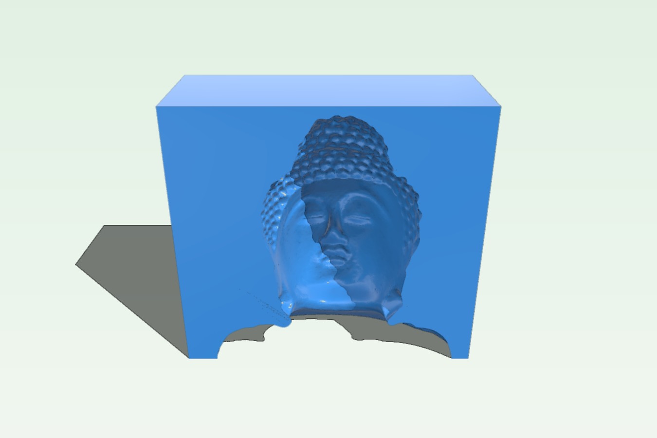 Looking Buddha