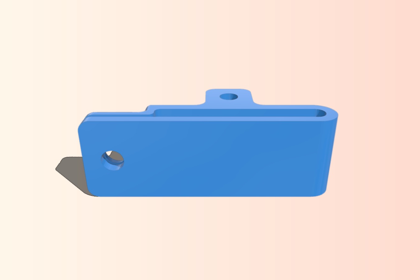 Zortrax Feed tube_ribbon cable holder