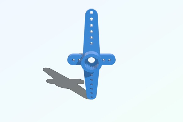 4 Arm Servo Horn | 3d print model