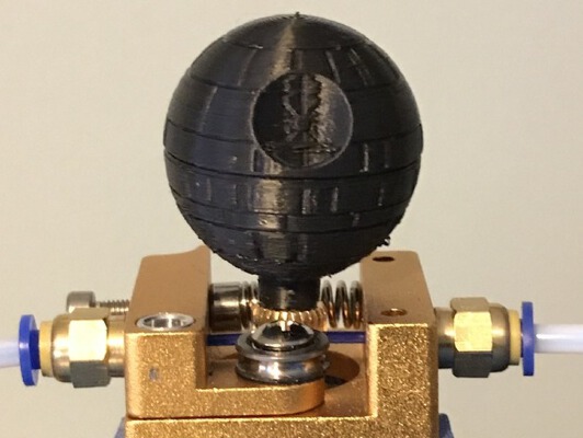 Deathstar Extruder Spinner | 3d print model