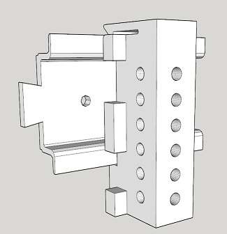 DIN Rail Screw Held Terminal Block | 3d print model