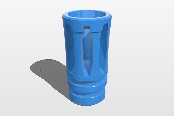 flash hider 14mm CCW. | 3d print model