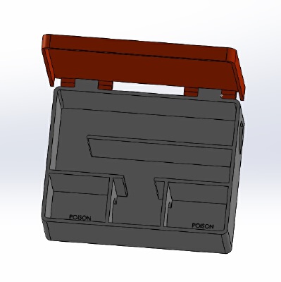 Bait box for rodents | 3d print model