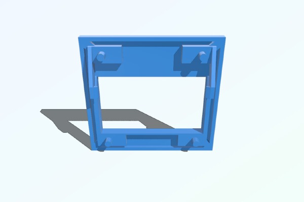 Display Frame for 0.96 inch OLED display | 3d print model