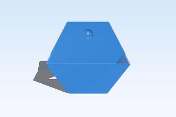 Hex Business Card Holder Tiles | 3d print model