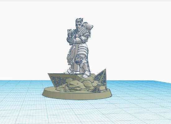 40mm and 32 mm Zendikar Hero Bases (MTG_WH40k) | 3d print model