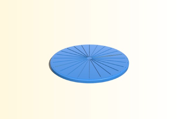 Inscribed Angles Manipulative - Geometry Manipulative | 3d print model