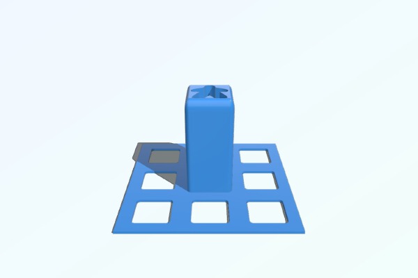 Carcassonne Tile Grid Holder Tree | 3d print model