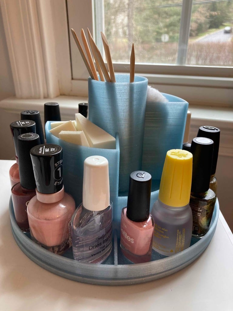100 Printable Spinning Nail Polish Carousel