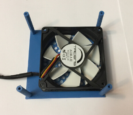 Anet A8 mainboard cover fan (80mm) | 3d print model