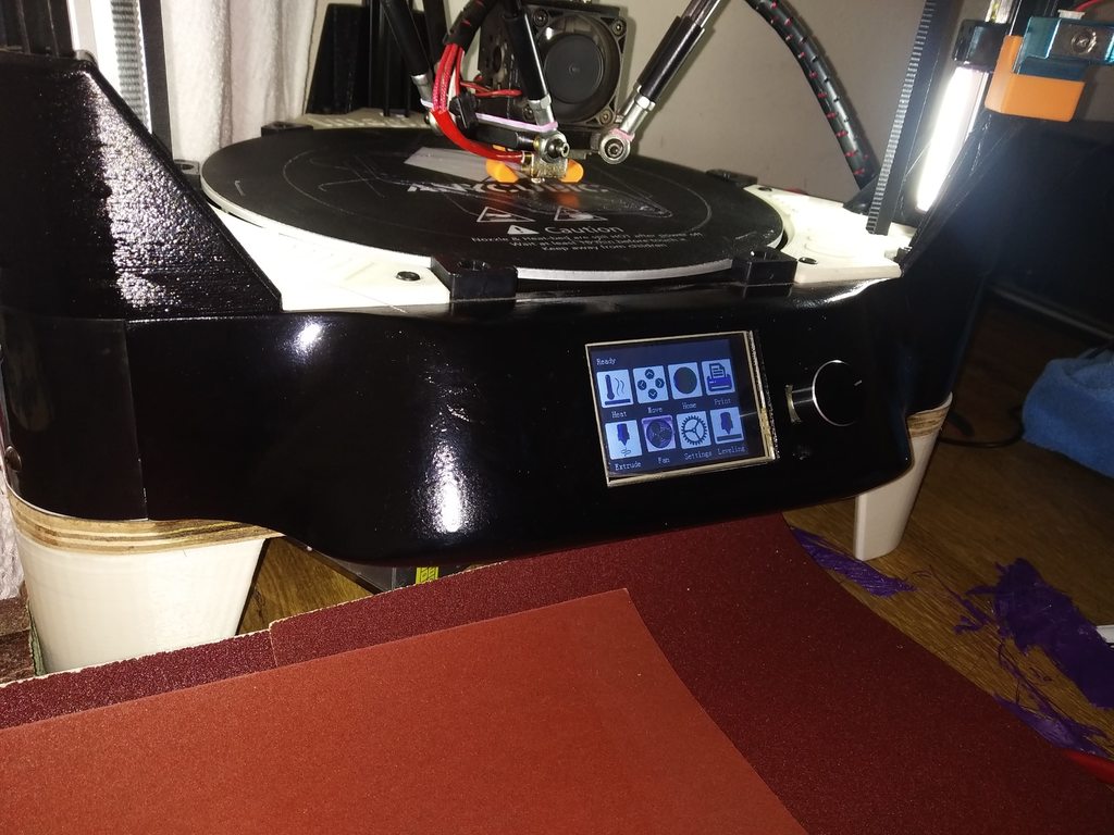 Anycubic Kossel Linear Plus Full LCD case bigtreetech tft24