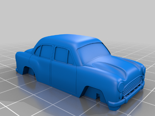 Hindustan Ambassador | 3d print model