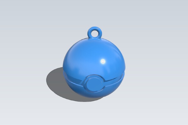 Christmas Pokeball | 3d print model