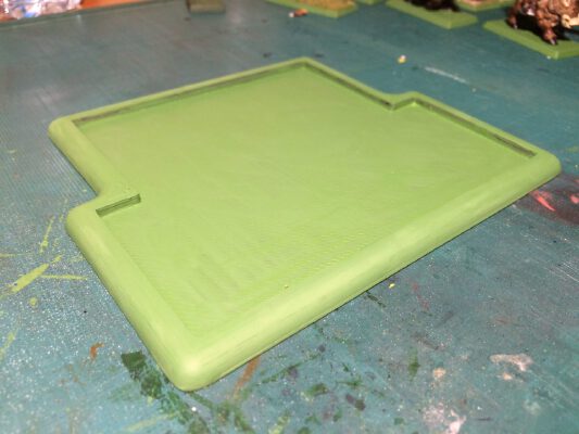 Movement Tray Cavalry Warhammer. Base Movimiento para caballería | 3d print model