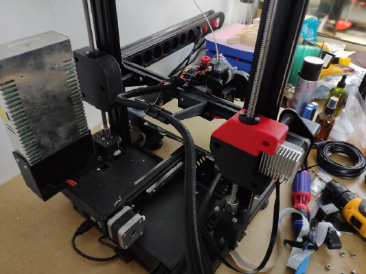 Ender 3 Z1&Z2 Axis Plate for Dual Motor Z | 3d print model
