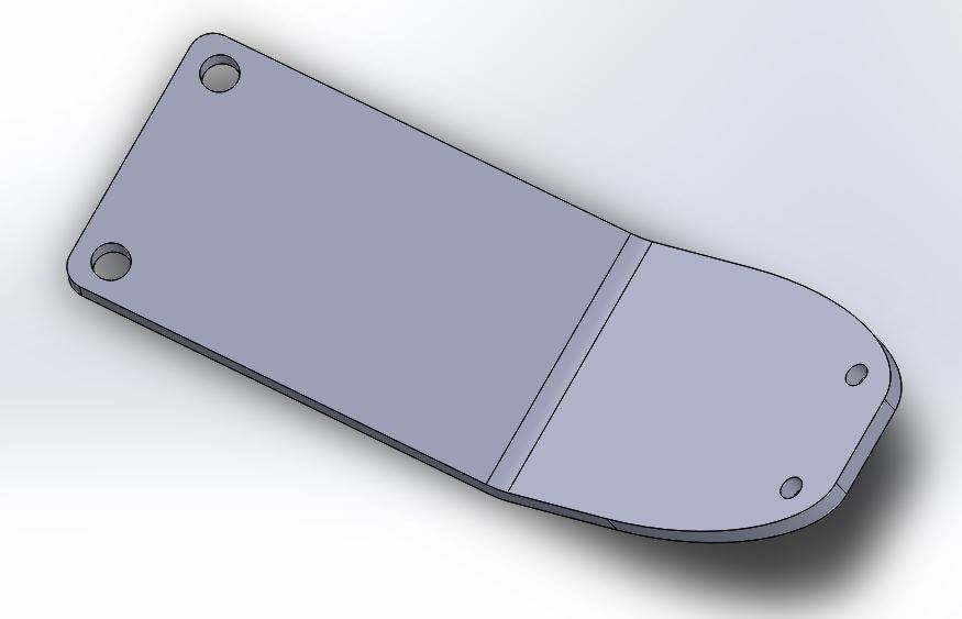 Simson S50 S51 License Plate Holder