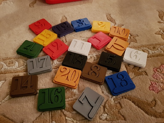 Numbers puzzle toy | 3d print model