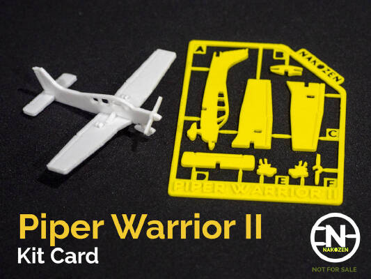 Piper Warrior II Kit Card | 3d print model