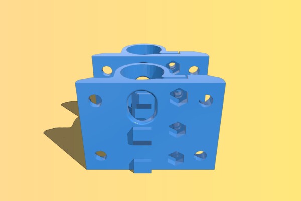 ramos96 remixed set of pillow blocks | 3d print model