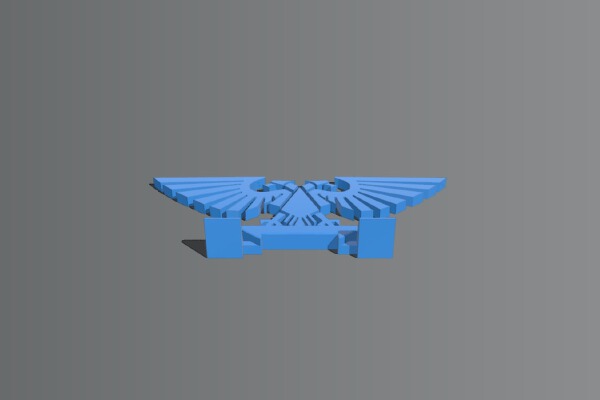 Imperial Aquila with Stand | 3d print model