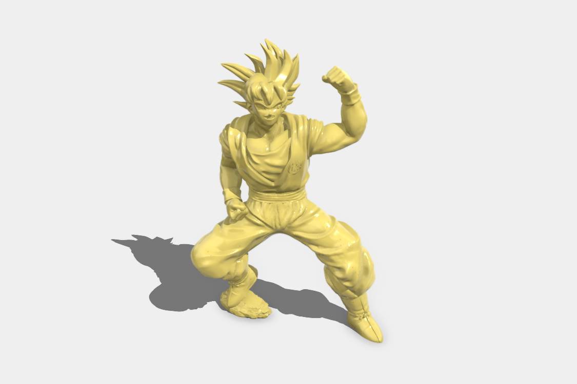 Goku Fight Pose | 3d print model