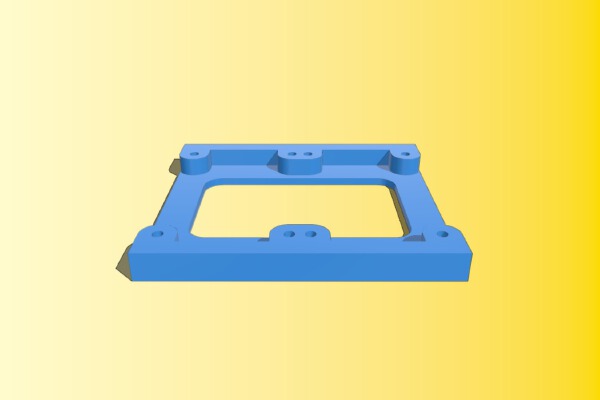 LED Matrix Prototyping Mount | 3d print model
