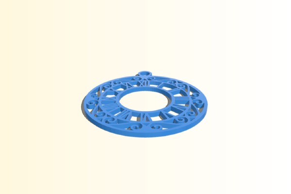 Clock pendant | 3d print model