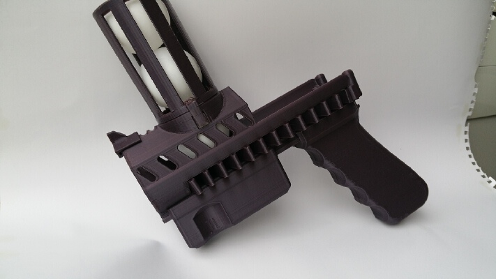 ping pong toy gun | 3d print model