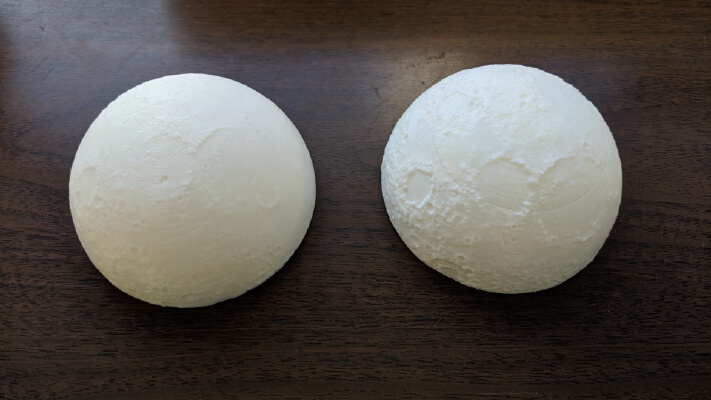 Lunar Phase Clock high relief moon | 3d print model