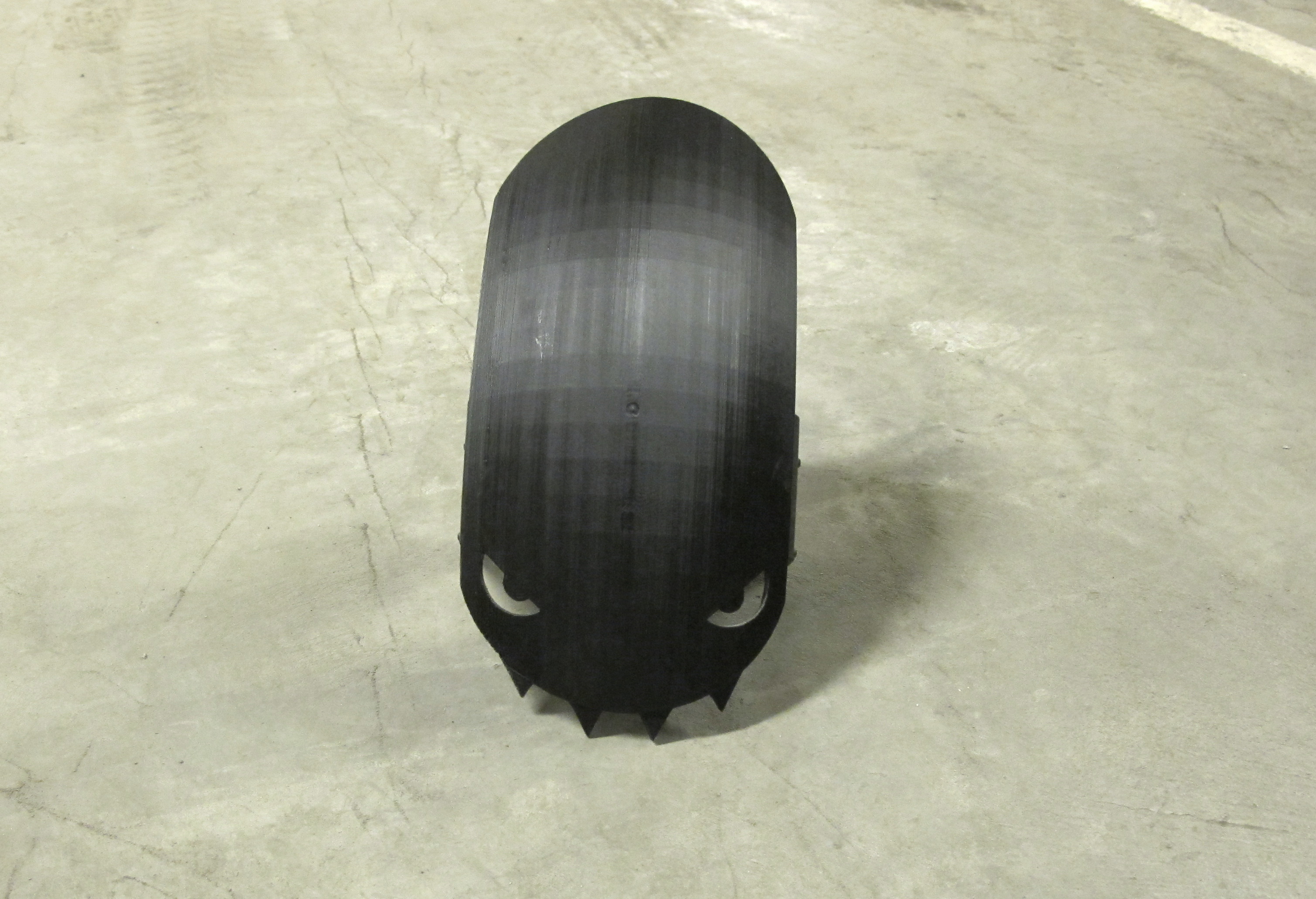 Clip-on motorcycle fender