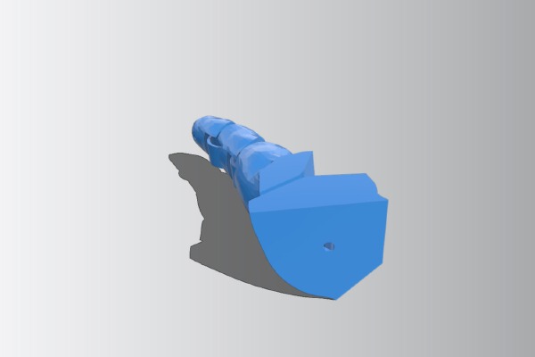 SLS printed finger with elastic hinges. | 3d print model