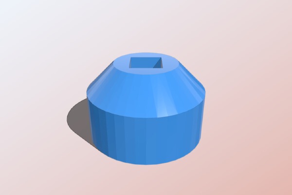 Rockshox 35mm fork top cap socket | 3d print model